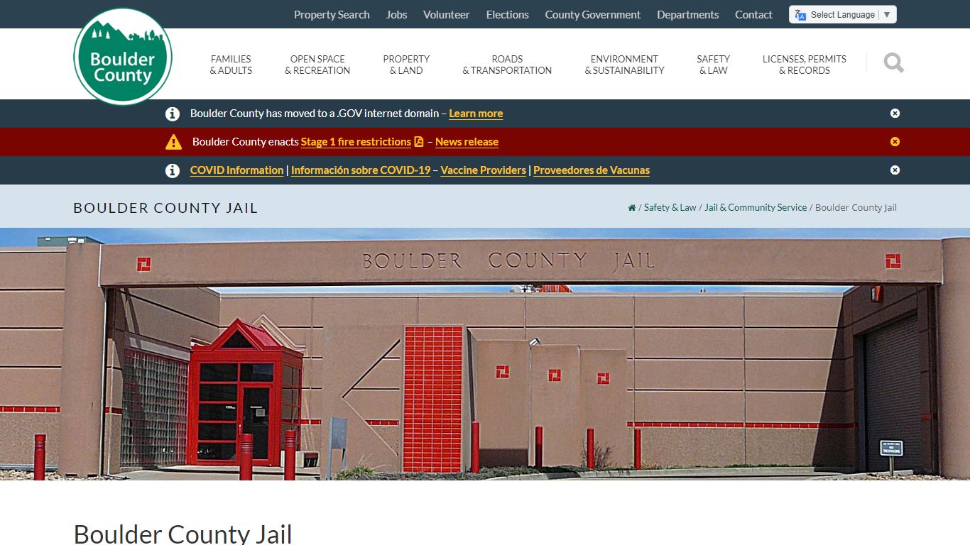 Boulder County Jail - Boulder County